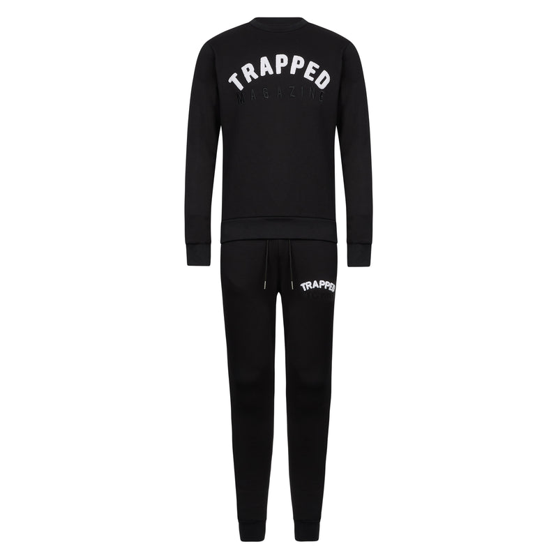 Chenille Slimfit Trapped Magazine 2.0 Trackset - Black/White