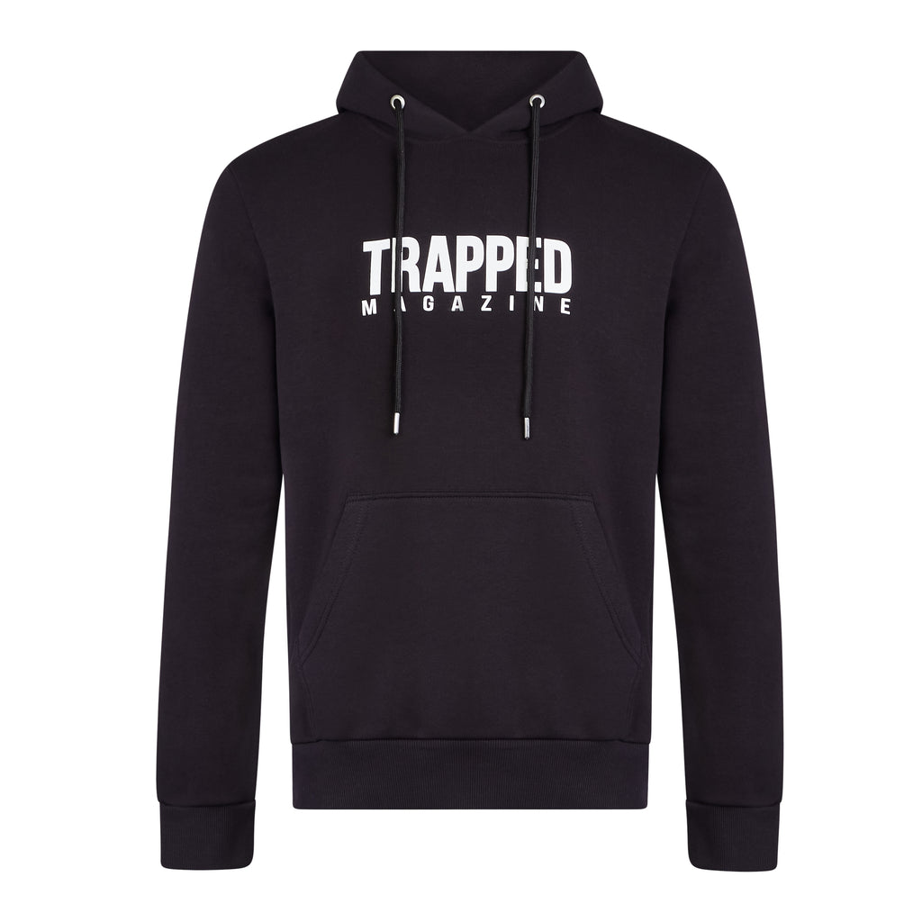 3D Block Set Trapped Magazine Hoodie - Black