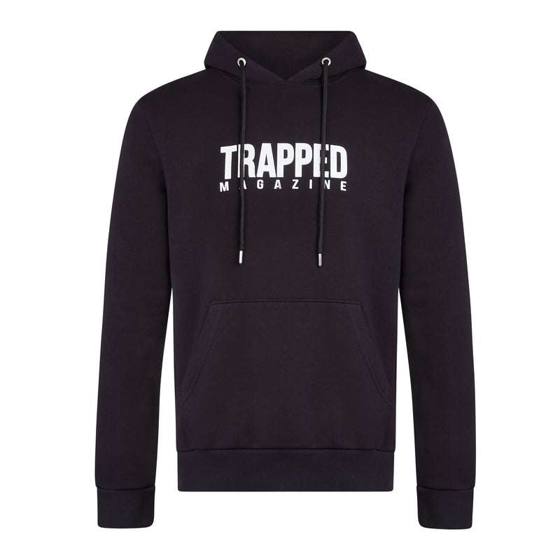 3D Block Set Trapped Magazine Hoodie - Black