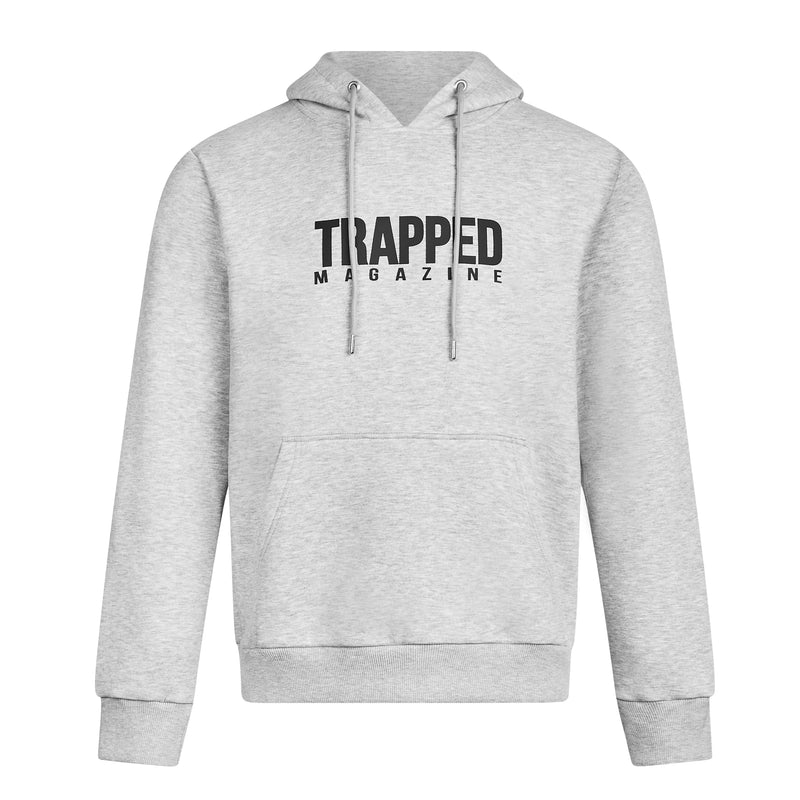 3D Block Set Trapped Magazine Hoodie - Grey