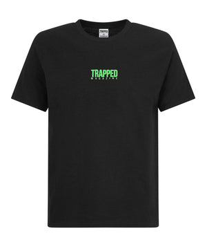 Slime Green Small Logo T-shirt - Black