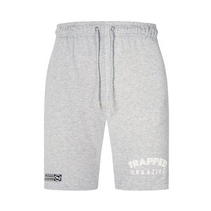 Chenille Shorts - Grey/White