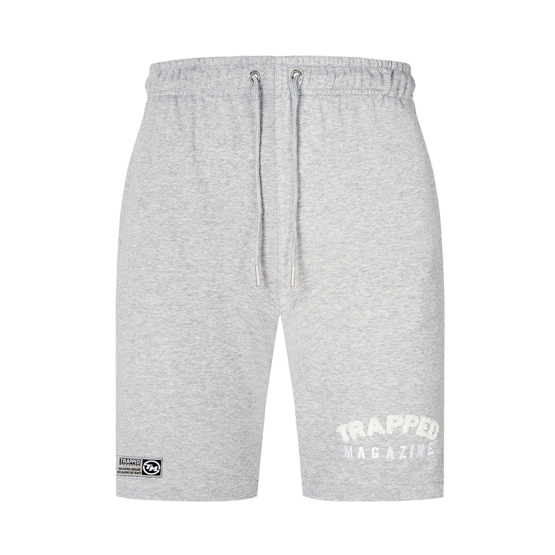 Chenille Shorts - Grey/White